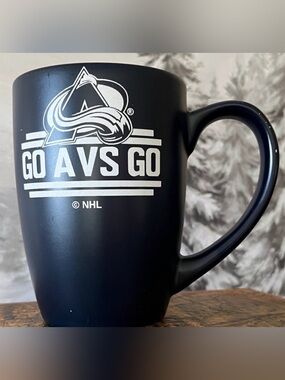 Navy Colorado Avalanche “Go Avs Go” Navy Blue Mug – NHL Hockey Fan Cup